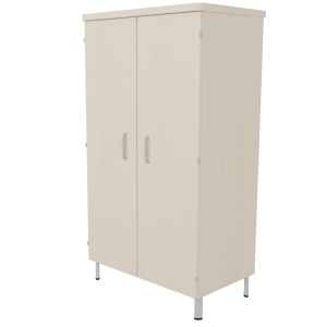 Armoire DANAÉ SIGNATURE 2 portes 1/2 penderie et lingerie mélaminé pièt. époxy - L83xP65xH180 cm