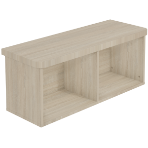 Étagère DANAÉ SIGNATURE mélaminé pour buffet 2 portes - L104xP39xH40 cm