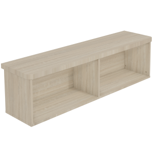 Étagère DANAÉ SIGNATURE mélaminé pour buffet 3 portes - L152xP39xH40 cm