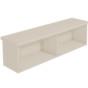 Étagère DANAÉ SIGNATURE mélaminé pour buffet 3 portes - L152xP39xH40 cm