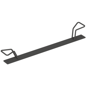 Barre d'espacement de rangées époxy pour chaise PETRA - Noir RAL 9005