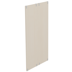 Habillage latéral LINÉAL double face monobloc mélaminé - L61xH160 cm