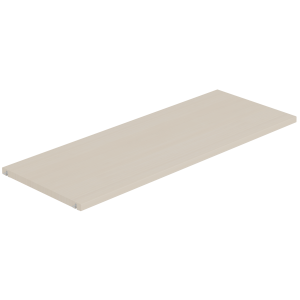 Entablement haut NATUR simple face mélaminé pour rayonnage L90 cm