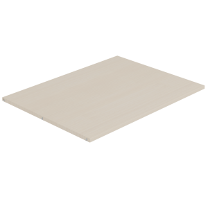 Entablement haut NATUR double face mélaminé pour rayonnage L90 cm