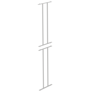 Habillage latéral NATUR simple face tube époxy - H120 cm
