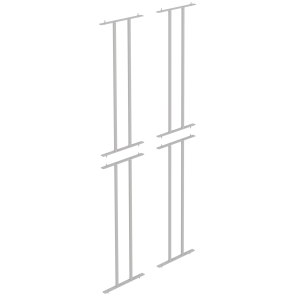 Habillage latéral NATUR double face tube époxy - H150 cm