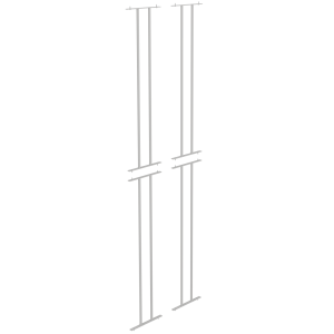 Habillage latéral NATUR double face tube époxy - H180 cm