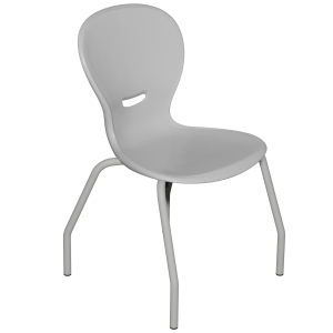 Chaise HAVA 4 pieds coque polypropylène piètement époxy - T6