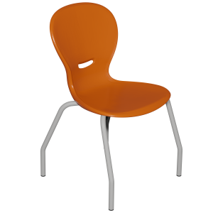 Chaise HAVA 4 pieds coque polypropylène piètement époxy - T6