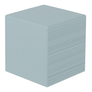 Pouf NAYA tissu enduit - L42xP42xH45 cm
