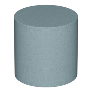 Pouf FLIPO tissu enduit Comète/Abaka/Ginkgo/Flanel - D30xH30 cm