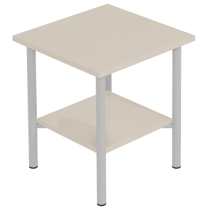 Chevet MÉTIS mélaminé piètement époxy - L44xP44xH48 cm