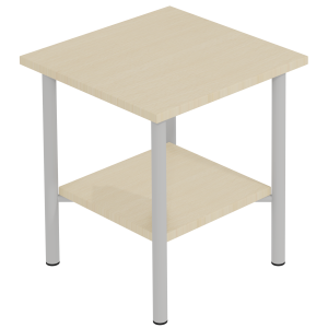 Chevet MÉTIS mélaminé piètement époxy - L44xP44xH48 cm