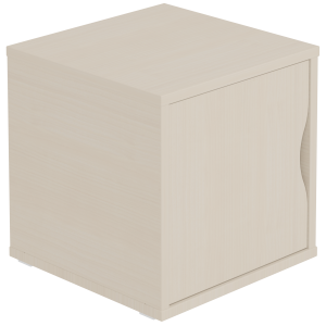 Chevet HABITAT 1 porte mélaminé - L40xP40xH40 cm