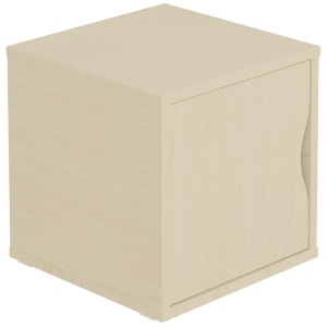 Chevet HABITAT 1 porte mélaminé - L40xP40xH40 cm