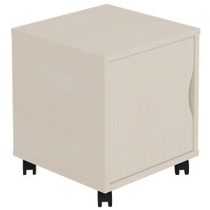 Chevet HABITAT mobile 1 porte mélaminé - L40xP40xH47cm