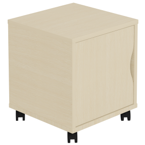 Chevet HABITAT mobile 1 porte mélaminé - L40xP40xH47cm