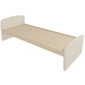 Lit DANAÉ SIGNATURE stratifié sommier aggloméré H34 cm - 80x190 cm