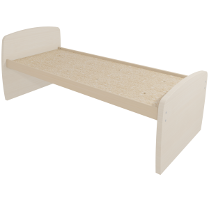 Lit DANAÉ SIGNATURE stratifié sommier aggloméré H50 cm - 80x190 cm