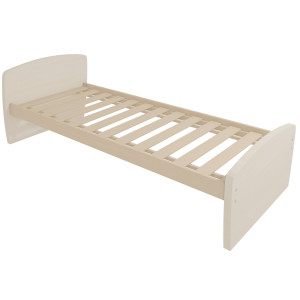 Lit DANAÉ SIGNATURE stratifié sommier à lattes rigides H34 cm - 90x200 cm