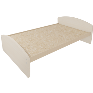 Lit DANAÉ SIGNATURE stratifié sommier aggloméré H34 cm - 140x190 cm