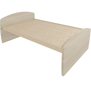 Lit DANAÉ SIGNATURE stratifié sommier aggloméré H50 cm - 140x200 cm