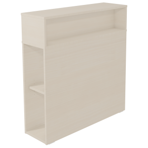 Tête de lit cosy 3 niches mélaminé pour lit L90 cm - L99xP30xH104 cm