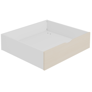 Tiroir sous lit mobile mélaminé pour lit L90 cm - L93x82,6xH23,8 cm