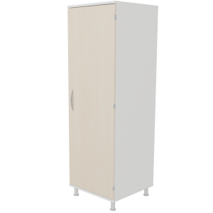 Armoire ACTIVE SUMMUM 1 porte charnière à droite mélaminé 1/2 penderie et lingerie - L60xP60xH190 cm