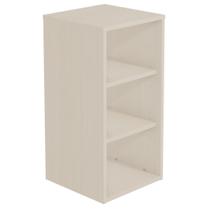Casier HABITAT 2 tablettes mélaminé - L40xP20xH80 cm