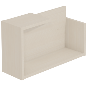 Étagère murale HABITAT mélaminé - L60xP20xH35 cm