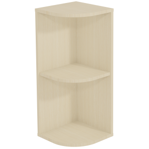 Colonne d'angle HABITAT 2 tablettes mélaminé - L33xP33xH160 cm