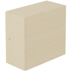 Coffre UC mélaminé pour poste de consultation CARÉA - L25,8xP54,6xH50 cm