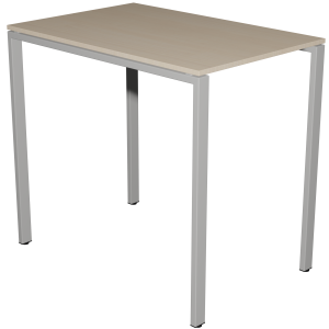 Table haute BENCH plateau ép.20,5 mm stratifié chant ABS piètement époxy - 80x120 cm - H110 cm