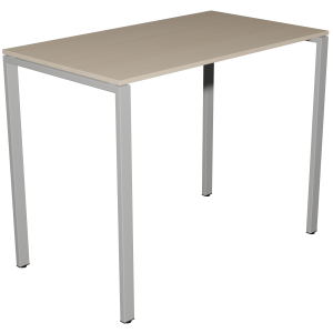 Table haute BENCH plateau ép.20,5 mm stratifié chant ABS piètement époxy - 140x80 cm - H110 cm