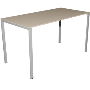 Table haute BENCH plateau ép.20,5 mm stratifié chant ABS piètement époxy - 200x80 cm - H110 cm