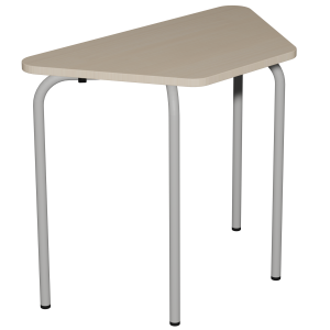 Table CONFIG II plateau ép.24 mm stratifié chant ABS piètement époxy - 90x50 cm - T6