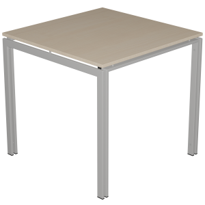 Table ITO plateau stratifié piètement époxy - 80x80 cm - T6
