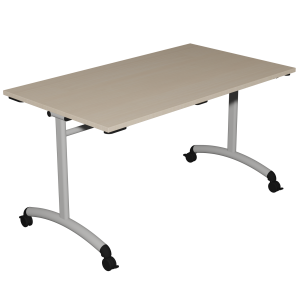 Table MOVE plateau ép.24 mm stratifié chant ABS piètement époxy - 180x80 cm - T6