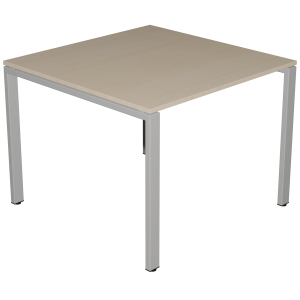 Table BENCH plateau ép.20,5 mm stratifié chant ABS piètement époxy - 100x100 cm - T6