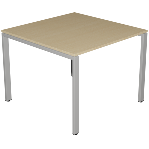 Table BENCH plateau ép.20,5 mm stratifié chant ABS piètement époxy - 100x100 cm - T6