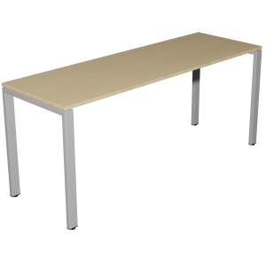 Table BENCH plateau ép.20,5 mm stratifié chant ABS piètement époxy - 200x80 cm - T6