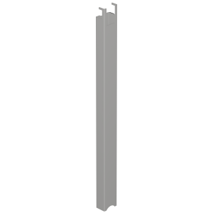Goulotte BENCH verticale aimantée époxy pour table T6