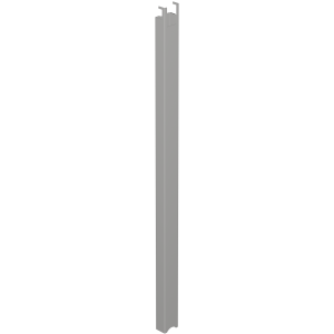 Goulotte BENCH verticale aimantée époxy pour table haute H110 cm