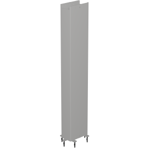 Goulotte BENCH verticale fixation au sol époxy pour table haute H110 cm
