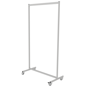 Structure époxy mobile pour panneau interchangeable mobile - L97xP50,8xH185,9 cm