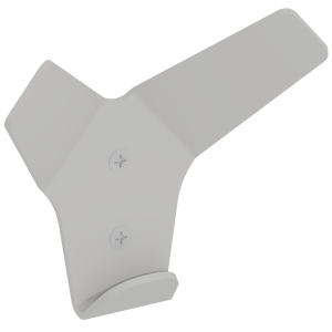 Patère YUPI époxy - L14,5xP4,5xH12,6 cm