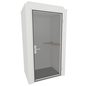 Cabine acoustique FIZZ BOX W1 téléphonique - 1 personne - L127xP97xH229 cm