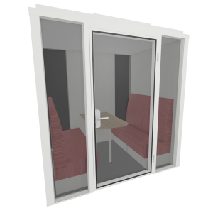 Cabine acoustique FIZZ BOX W4 - 4 personnes - L217xP177xH229 cm