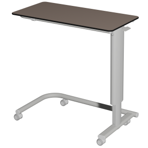 Table ADAP'TABLES mobile plateau stratifié compact piètement époxy - H70 à 105 cm